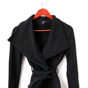 Jacob Black Tie-Front Sweater